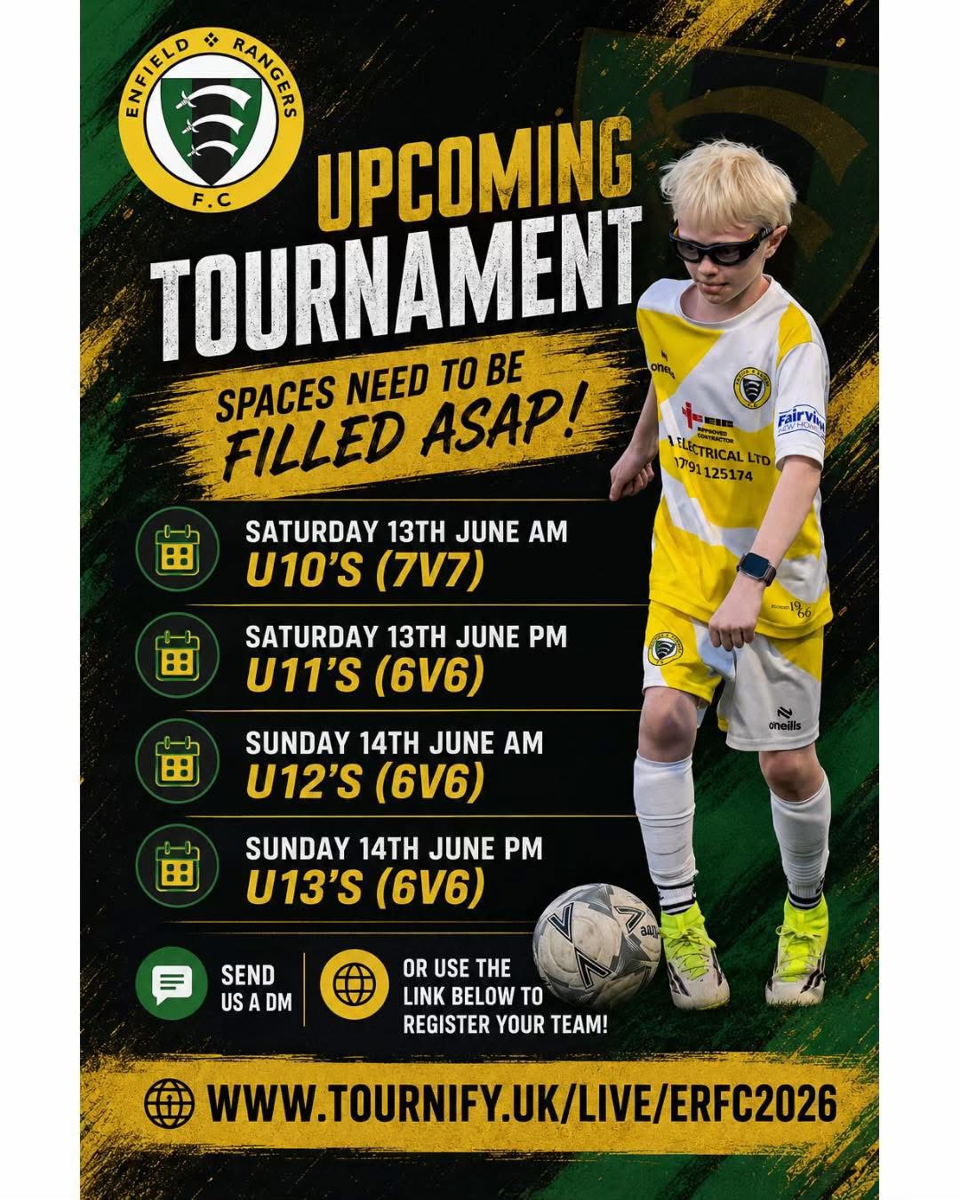 Enfield Rangers Enfield Rangers FC Tournament 2026 | Junior Grassroots Hub